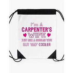 Carpenters Wife Drawstring Bag Premium Merch Store