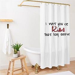 Sabrina Carpenter Lyrics Shower Curtain Premium Merch Store