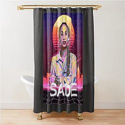 Sade Adu 80's Shower Curtain