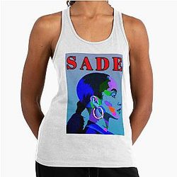 Funny Sade Adu Vintage Racerback Tank Top
