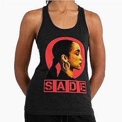 Funny Sade Adu Vintage Racerback Tank Top