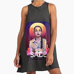 Sade Adu 80's A-Line Dress
