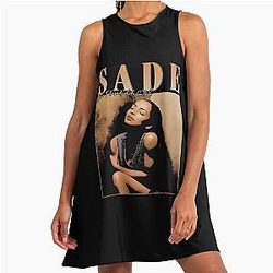 Sade Adu CBE A-Line Dress
