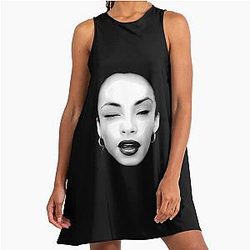 Sade Adu A-Line Dress