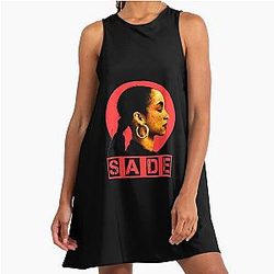 Funny Sade Adu A-Line Dress Vintage T-Shirt Shirt Sade