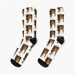 Sade Adu Music Jazz Pop Vintage Signature Retro 80s 90s Bootleg Style Socks