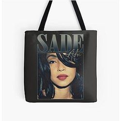 Sade Adu Kiss of Life All Over Print Tote Bag