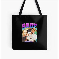 Sade Adu Vintage Style Print Tote Bag