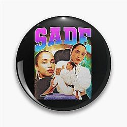 Sade Adu Vintage Pin