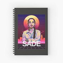 Sade Adu 80's Spiral Notebook