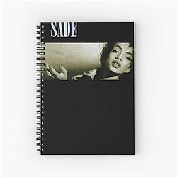 Sade Adu Sticker Spiral Notebook