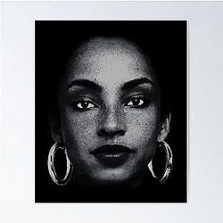 Black Style Sade Adu 80s Poster