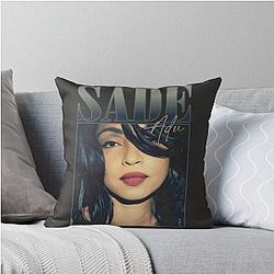 Sade Adu Kiss of Life Throw Pillow
