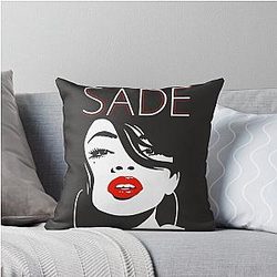 Sade Adu Love is King Throw Pillow