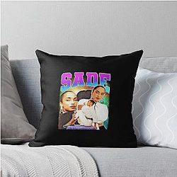 Sade Adu Vintage Style Throw Pillow