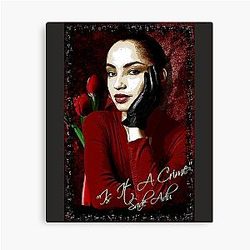 Sade Adu T-Shirt, Sade Singer Canvas Print