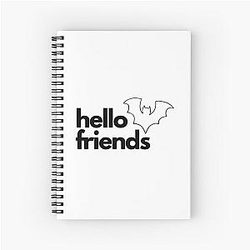 Hello Safiya Nygaard Bat Design Notebook