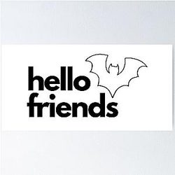 Safiya Nygaard bat design Poster