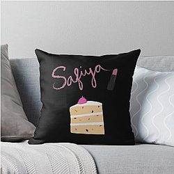 Safiya Nygaard Fan Merch Lipstick Cake Throw Pillow