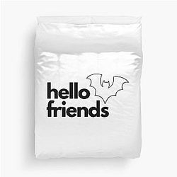 safiya nygaard bat design duvet cover
