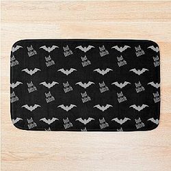 Safiya Nygaard Bat Bitch Bath Mat