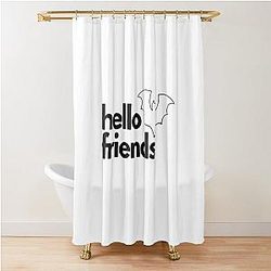 Safiya Nygaard Bat Design Shower Curtain