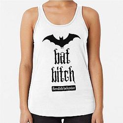 Bat Bitch Safiya Nygaard Racerback Tank Top