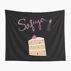 Safiya Nygaard Fan Merch Lipstick Cake Tapesty