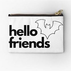Hello Safiya Nygaard Meeting Bat Design Zipper Pouch