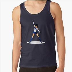 Sailor Moon Tank Tops - Freddie Sailor Mercury Tank Top RB2008
