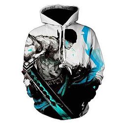 One Piece Hoodies - Roronoa Zoro Pirate Pullover Hoodie