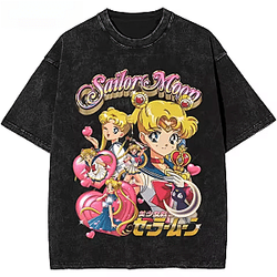 Inner Senshi Group PTTT2004 Washed Sailor Moon T-Shirts