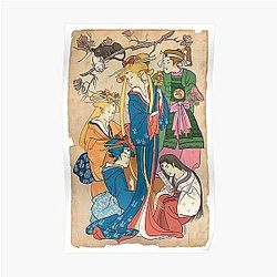 Sailor Moon Posters - Sailor Moon Ukiyo E Poster RB2008