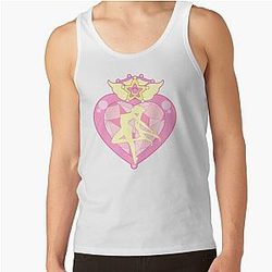 Sailor Moon Tank Tops - Kawaii Sailor Moon Heart Tank Top RB2008