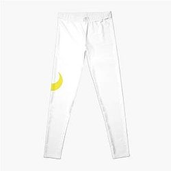 Sailor Moon Leggings - Sailor Moon Symbol | White BG Leggings RB2008
