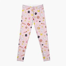 Sailor Moon Leggings - Sailor Moon anime manga pattern Leggings RB2008