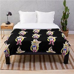 Sailor Moon Blanket - Sailor Moon and Wand Magic  Throw Blanket RB2008