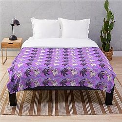 Sailor Moon Blanket - Sailor Moon cats   Throw Blanket RB2008