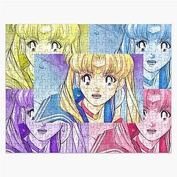 Sailor Moon Puzzles - Sailor Moon Redraw Meme Jigsaw Puzzle RB2008
