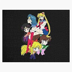 Sailor Moon Puzzles - All Sailor Senshi T-Shirt, Jigsaw Puzzle RB2008