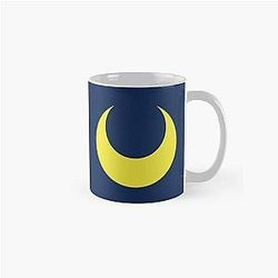 Sailor Moon Mugs - Sailor Moon Symbol | Dark Blue BG Classic Mug RB2008