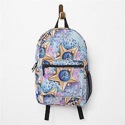 Sailor Moon Backpacks - Floral Sailor Mercury Wand Backpack RB2008