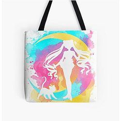 Sailor Moon Bags - Happy Guardian Sailor Moon All Over Print Tote Bag RB2008