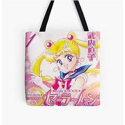 Sailor Moon Bags - Sailor Moon Manga Cover All Over Print Tote Bag RB2008