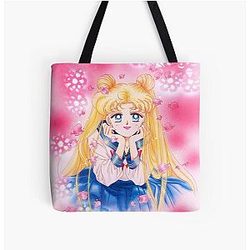 Sailor Moon Bags - Sailor Moon Manga Artbook All Over Print Tote Bag RB2008