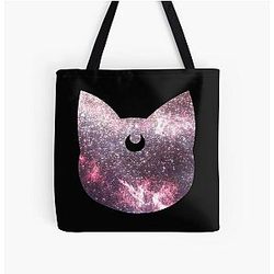 Sailor Moon Bags - Sailor Moon Luna Galaxy All Over Print Tote Bag RB2008