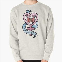 Sailor Moon Sweatshirts - Sailor Moon Feminism Pullover Sweatshirt RB2008