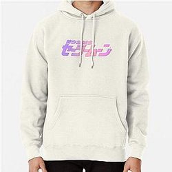 Sailor Moon Hoodies - Sailor Moon title pastel aesthetic Pullover Hoodie RB2008