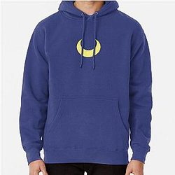 Sailor Moon Hoodies - Sailor Moon Symbol | Blue BG Pullover Hoodie RB2008