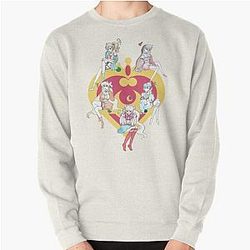Sailor Moon Sweatshirts - Sailor Moon on heart Pullover Sweatshirt RB2008